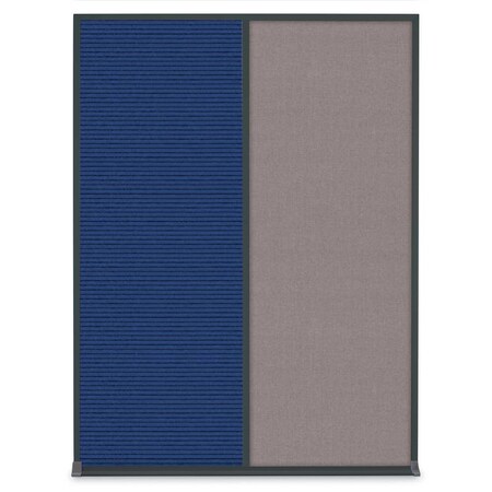 United Visual Products Single Door Radius Plus Corkboard, 18"X UV8000PLUS-WHITE-KEYLIME